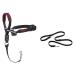 Halti Head Collar Adjustable Head Halter Collar for Dogs Head Collar to Stop Pulling for Small Dogs & Training Lead for Dogs Dog Lead to Stop Pulling on Walks Large Black Medium + Training Lead for Dogs Large Black