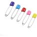 U-M Pulabo Multi-Colored Safety Pins - 5Pcs Reusable Plastic Head Infant Diaper, Medium Size - Buy Online on GoSupps.com