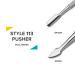 Rui Smiths Double Ended Hypoallergenic Stainless Steel Cuticle Pusher - Professional Nail Tool | Style No. 113 | International Shipping - Buy Online on GoSupps.com