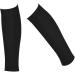 Calf Compression Sleeves - Varicose Vein Support Socks for Men & Women | Two-Stage Elastic Compression Stockings for Sports & Work - Black - Buy Online on GoSupps.com