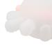 Soothing Silicone Pacifier Toys for Babies | Comfortable Chewable & Washable Teething Relief - Transparent Pink - Buy Online on GoSupps.com