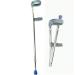 Medical Elbow Crutch Folding Aluminum Walking Stick Lightweight Height Adjustable Telescopic Forearm Crutch Ergonomic Cuff for Women Men Independence Silver - Buy Online on GoSupps.com