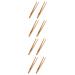 Nuobesty 8 STK tweezers Tools Kitchen tongs Early learning tweezers Support pliers made of wood starter tongs tongs snacks for serving dishes child pearl tweezers.