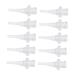 Healeved 10pcs Ear Washer Nozzle Ear Cleaners Ear Cleaning Tool Spray Bottle Nozzle Replacement Ear Washer Tips Ear Wax Removal Syringe Ear Pick Tips Conical Bottle Ear Washer Tips Nozzle