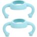 Toyvian 8 Pcs Bottle Handle Milk Bottle Accessories Bottle Grip Silicone Bottle Grip Bottle Grip Milk Bottle Grips Wide Mouth Silicone Soft 14.00X5.00X5.00CMx4pcs Sky-bluex4pcs - Buy Online on GoSupps.com