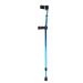 Arm Crutch 48.4in Telescopic Ergonomic Forearm Crutches with Non Skid Hand Grips Adult Crutches Arm Cuff Crutch Portable Aluminum Crutches for Seniors Disabled Elderly