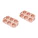 Alipis 2 Pcs Cake Mold Silicone Molds Pastel Paper Cups Baking Tray Crayon Molds DIY Baking Mold Epoxy 30x20.5cmx2pcs Pinkx2pcs
