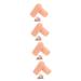 FRCOLOR 8 Pcs Toe Protector Toe Corn Covers Toe Caps Toe Corn Protectors Toe Sleeve As Shownx4pcs Size 4x4pcs