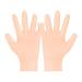 Kexpery Silicone Moisturizing Gloves Anti-Slip Hands Peeling Gloves Preventing Dryness Dead Skin Remove Gloves Hand Care Tools (Light Yellow)