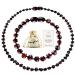 Baltic Amber Necklace and Amber Bracelet - Natural Amber from Baltic Region (13in. and 5.5in.)