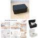 QKFON Wet Wipes Storage Box - Black Tissue Paper & Napkin Holder for Home & Office | Dry & Wet Wipes Organizer - Buy Online on GoSupps.com