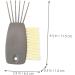 FOMIYES Ensemble De 3 Outils De Nettoyage De Brosse Cheveux Ergonomiques 2 En 1 Pour Enlever Les Poils Mouill s 11.50X6.50X1.00CMx3pcs gris clairx3pcs - Buy Online on GoSupps.com