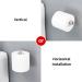Vinobbi Modern Wall-Mounted Toilet Paper Holder - Stainless Steel 304 Satin Brushed Finish - Buy Online on GoSupps.com