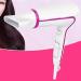2100W Hair Dryer Nano Ionic Blow Dryer Professional Salon Hair Blow Dryer Lightweight Fast Dry Low Noise with Concentrator Diffuser White - Buy Online on GoSupps.com