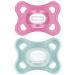 MAM Comfort Pacifiers Newborn Pacifiers (2 Pack) MAM Pacifiers 3-12 Months Best Pacifier for Breastfed Babies Girl Silicone Pacifier 1 Count (Pack of 2) Girl