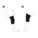Sports Edition Knee Brace - Closed Patella Compression Sleeve for ACL MCL Injury Recovery | Small Black - Buy Online on GoSupps.com