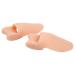 ALINZO Gel Toe Separator - Silicone Bunion Corrector for Women Yoga Toe Straightener Foot Stretcher Big Toe spacers Toe spreaders Reduce Friction Relief Pain (Flesh)