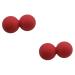 Gleavi 2st peanut yoga rolling peanut massage relaxation ball yoga-ball silicone gag peanut ball muscle roll silicone roll peanut-lacroe mobility peanut scroll wheel massage fitness