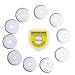 AUTOTOOLHOME 18mm Rotary Cutter Blades 10 Pack Replacement Rotary Blades Cutting Fabric Paper Quilting Scrapbooking Sewing Patchwork Tool