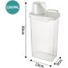Gbtdoface Airtight Laundry Detergent Dispenser Washing Powder Storage Airtight Detergent Dispenser With Measuring Cup Washing Powder Dispenser(2300ML) - Buy Online on GoSupps.com