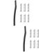 PopetPop 2 sets of razor shaving cutter precision trimmer for eyebrow facial hairsters eyebrow cutter Face razor head razor Miss remote sharp ABS