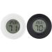 Scicalife Round Pet Digital Hygrometer | Electronic Reptile Humidity Meter - Black | 1pcs - Buy Online on GoSupps.com