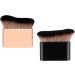 Self Tanner Brush Makeup Brush 2Pcs Self Tanning Brush Self Tan Blending Brush Cream Applicator Face Body Brush Self Tanner Brush Foundation Brush Blending Body Makeup Brush for Face and Body Color A Black Rose Gold