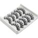 Vivis False Eyelashes 5 Pairs 3D Mink Natural Lashes Cross Fluffy Volume Hand-made Dramatic Fake Eye Lash Black Soft for Various Makeups A18 - Buy Online on GoSupps.com