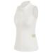 JACK SMITH Women's Golf Vests Lightweight with Pocket Full-Zip Sleeveless Running Jacket Outwear for Hiking Athletic S-2XL Medium Ivory