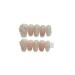 LuGema Handmade Acrylic Pink Blush Wearable False Nails with Glue Full Cover Short Press on Nails Lovely Girls Nail Enhancement (Color : 4 Size : Xs)