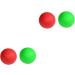 Clispeed 4-Pack Ice Hockey & Lacrosse Mobility Balls - Myofascial Release Massage Balls in Red & Green - Buy Online on GoSupps.com