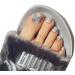24Pcs Press On Toenails Marble False Toenails Full Cover French Tips Fake Toenails for Women Girls Sticker On Toenails Artificial Feet Nails Pedicure Art - Buy Online on GoSupps.com