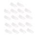 minkissy 20pcs Nail Case Nail Protector Gelt Spar Varnish Polish Remover Wrap Nail Varnish Tip Nail Art Tips Cover Shield Nail Polish Cover Manicure Polish Varnish Protector Nail Polish Tip 4x2cm As Shown
