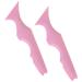 Eyeliner Guide Stencils 2pcs Eyeliner Stencils Wing Tip Quick Eye Makeup Tool Marscara Drawing Aid Multifunctional Silicone Lipstick Wearing Aid Pink Eyeliner Stencils Wing Tips Pink-1