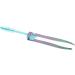 Green Violet Gradient Eyebrow Brush Makeup Stainless Steel Brush False Fake Eyelash Tweezers - Buy Online on GoSupps.com