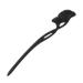 Vintage Hair Stick Pin Set Hand-made Black Traditional Hair Stick Chinese Style Vintage Hairpins Flower Leaves Hair