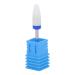 Ceramic Nail Drill Corn Head Shape Professional Grinding Head for Nail Polishing(Blue)
