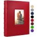 Vienrose 4x6 Photo Album with 300 Pockets and Memo Area - Large Capacity Leather Pictures Book for Wedding, Family, Baby, Vacation - Red - Buy Online on GoSupps.com