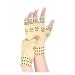 Compression Gloves Magnetic Anti-Arthritis Fingerless Gloves Relief Hand Heal Joints Pain Nude