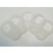 Pack of 5 silicone rings (adapters) for pacifier chains