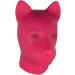 3D Latex Dog Animal Mask Hood in 0.8mm Black - Perfect for Parties! - Buy Online on GoSupps.com