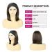 12 Inch Straight Bob Headband Wig for Black Women - Heat Resistant Synthetic Hair for Daily Wear and Cosplay - Buy Online on GoSupps.com