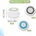 TECKI 3 Pieces Facial Cleansing Brush - Replacement Head for Electric Facial Cleansing Brush Cleaning Tools for Deep Face Cleaning Acne Removal Face Massage - Buy Online on GoSupps.com