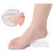 Premium GEL Heel Cups - Self-Adhesive Foot Orthotic Inserts for Heel Spurs & Pain Relief - X-Large Clear - International Shipping Available - Buy Online on GoSupps.com
