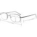 Eyekepper Bridge-Flex Memory Titanium Reading Glasses for Men & Women - Gold +1.5 Spring Hinges International Shipping - Buy Online on GoSupps.com