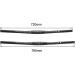Bynccea 31.8mm MTB Handlebar 720mm Black Riser Bar - Buy Online on GoSupps.com