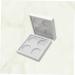 POPETPOP 4 Pcs 4 Eyeshadow Nail Practice Mat Makeup Accessories Eye Shadow Box Magnetic Empty Box 1 count (Pack of 1) Whitex2pcs - Buy Online on GoSupps.com