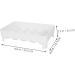 ETHZZLE Egg Carton 2pcs Egg Storage Box Refrigerator Organizers and Storage Egg Tray White Dog Plastic Kitchen Supplies - Buy Online on GoSupps.com