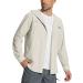 BALEAF Men's UPF 50+ Casual Button Down Shirts Hoodie Sun SPF Long Sleeve Quick Dry UV Protection Travel Safari Hiking Oatmeal X-Large