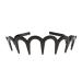 Men Wavy Metal Hairhoop Unisex Wavy Headband Black Spring Wavy Metal Hair Band with Long Teeth Hairhoop Sports Headband Headwear Accessories Black 1pc